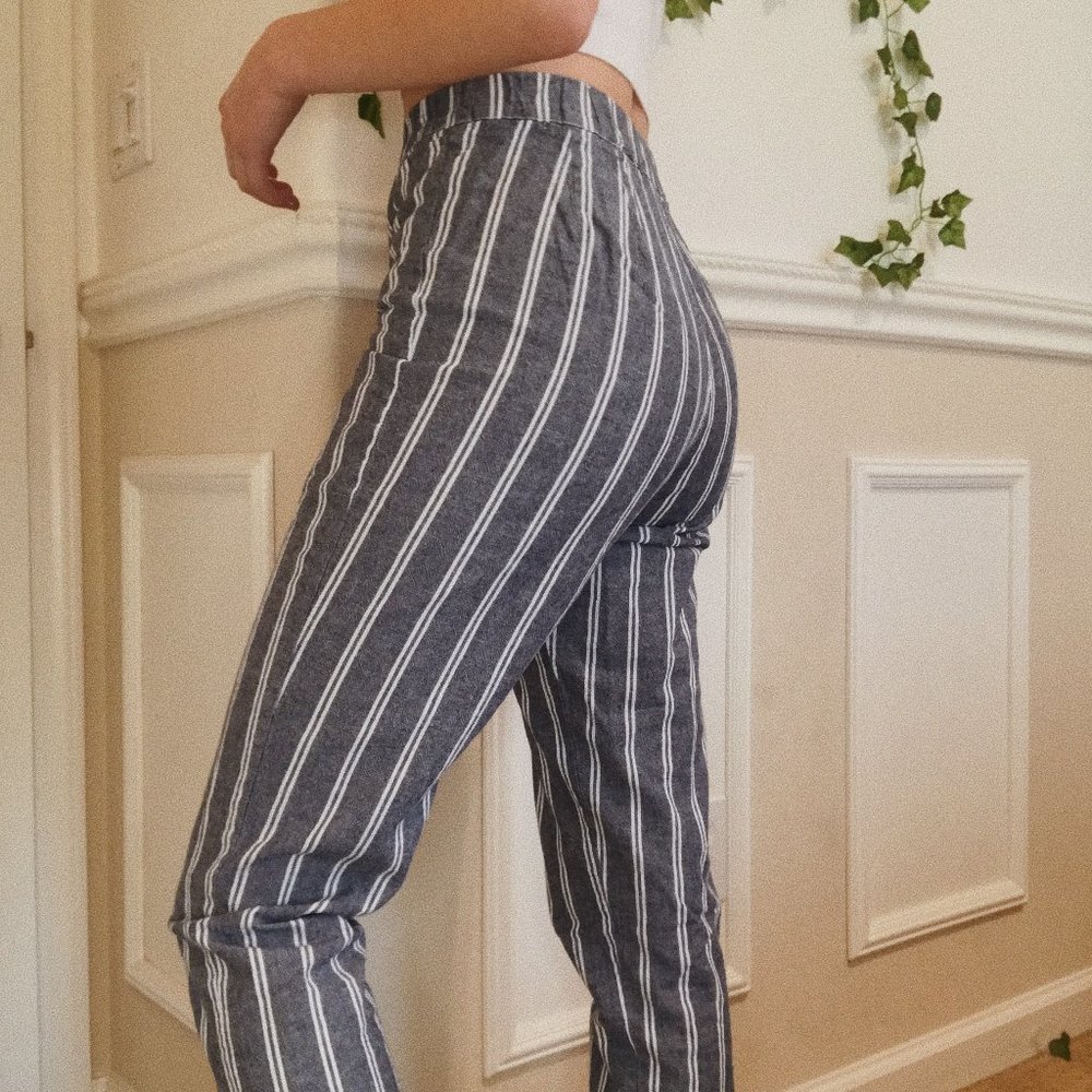 Brandy Meville Pants/Jumpsuits, Tilden Pants, Blue and White Stripped